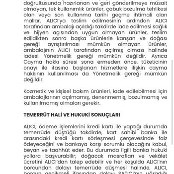 Bitugba Store İade Seçeneği Hakkında Yanıltıcı Bilgi