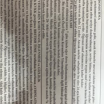 British Time Kadıköy Şubesinde Kimsenin Sizi Bilgilendirilmemesi