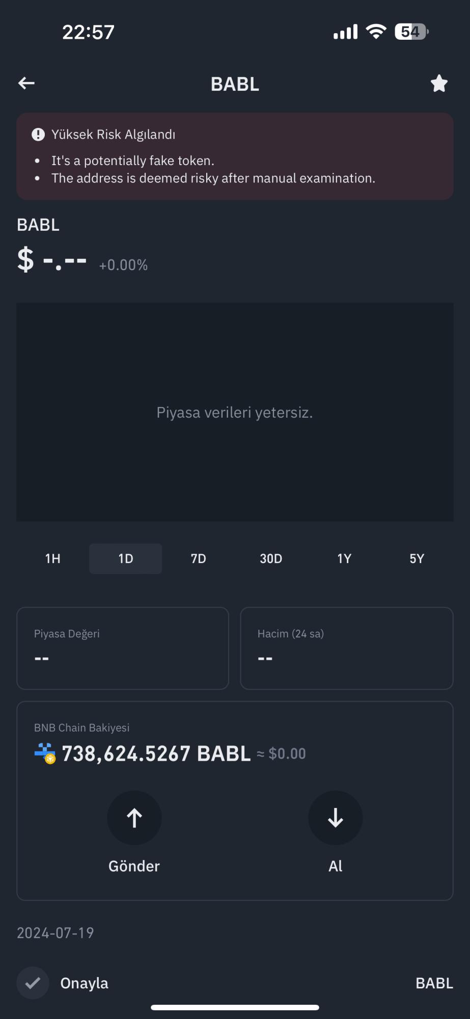 Unable to Sell Babylon Crypto Purchased via Binance Web3 Wallet on  Pancakeswap - Xolvie