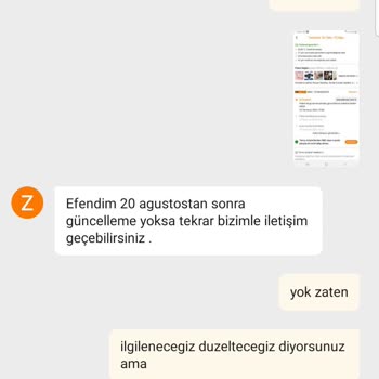 Temudan Şikayetçiyim Müşteriyi Dikkate Almıyorlar