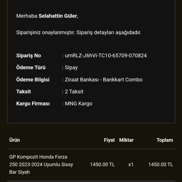 Gp Kompozit 13 Gündür Kargoya Verilmeyen Ürünler!