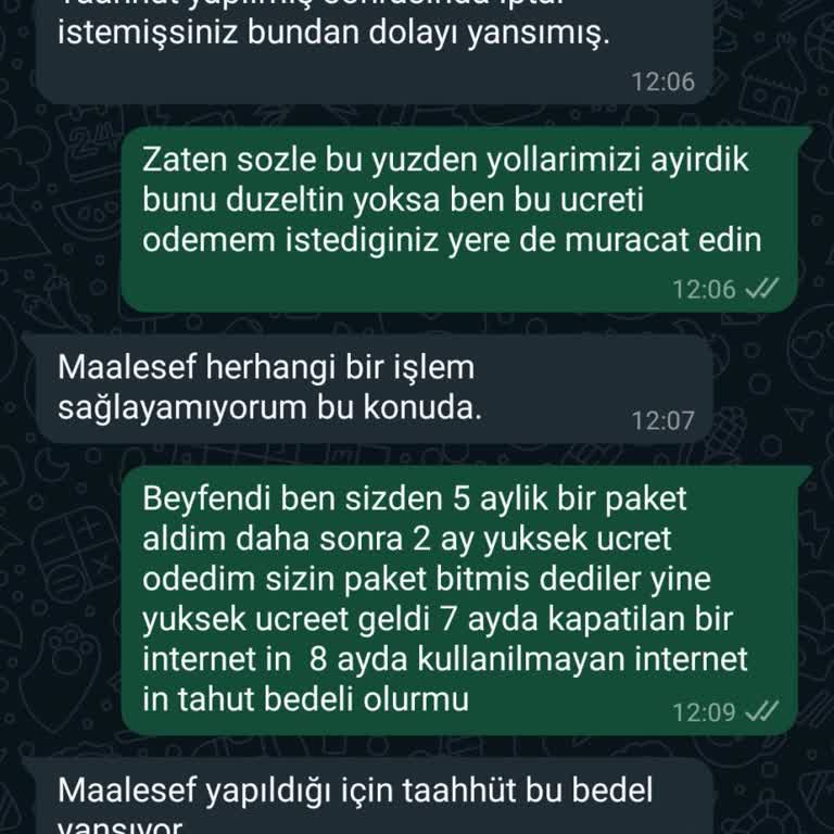 Millenicom Cayma Bedeli Kullanılmayan İnternet İn