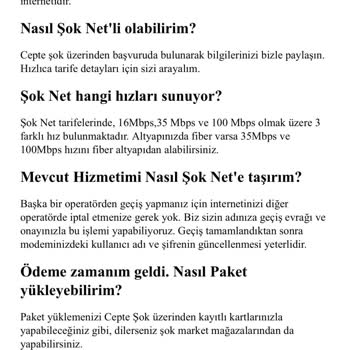 Şok Net Sok Net İptal İnternet Kutusu İade Edemiyorum