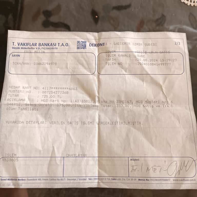 VakıfBank'tan HGS Alımında Fiyat Farkı Şoku