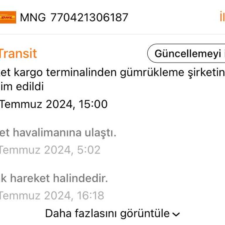 Temu MNG Kargo Gümrükleme Şirketinde Kalma