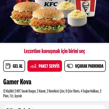 KFC Den Aldığım Menü İle Fotoğraftakinin Alakası Yoktu