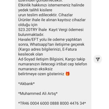 Arc_karavan (Instagram) Şüpheli Çekiliş Mesajı Hakkında Uyarı