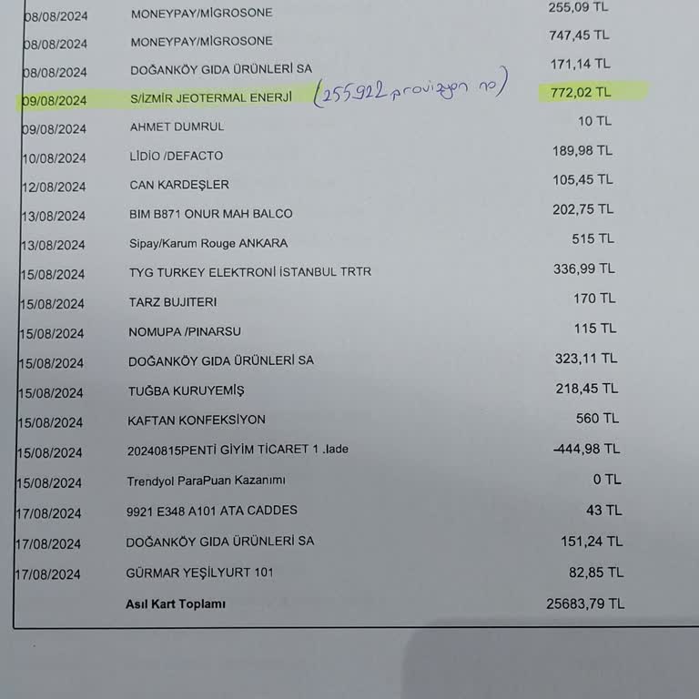 İzmir Jeotermal Ödenen Fatura Bizde Yok Diyor