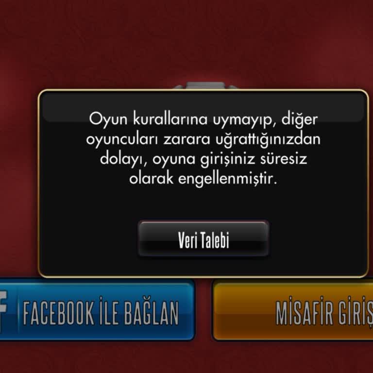 Zynga Suresiz Ceza Aldım