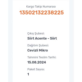 Sürat Kargo Gelemeyen Kargo Ve İletişim Sorunu