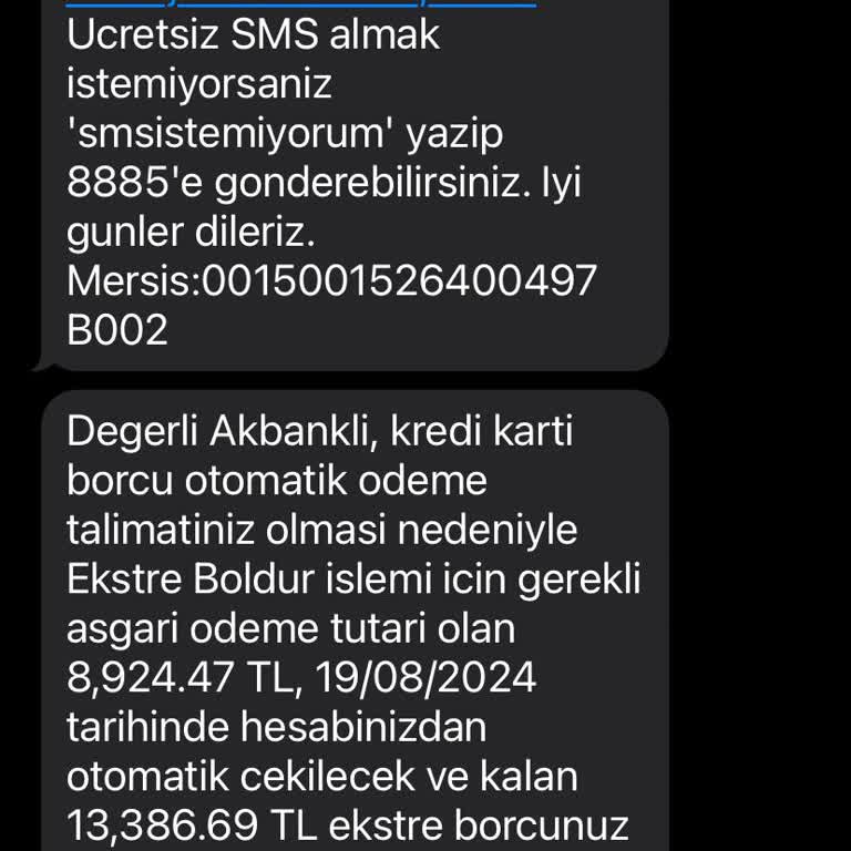 Akbank Kredi Kartı Mağduriyeti