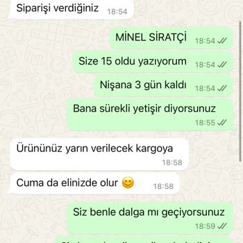 Hilay Tasarım 20 Gün Oyalayıp Ürünümü Yetiştiremediler