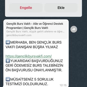Gençlik Burs Vakfı Gençlik Vakfı Bursu