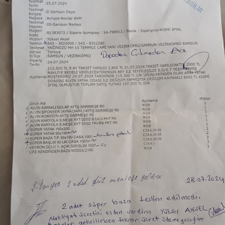 Modalife Mobilya Yalan Söylüyor Bir Günde Teslimat.