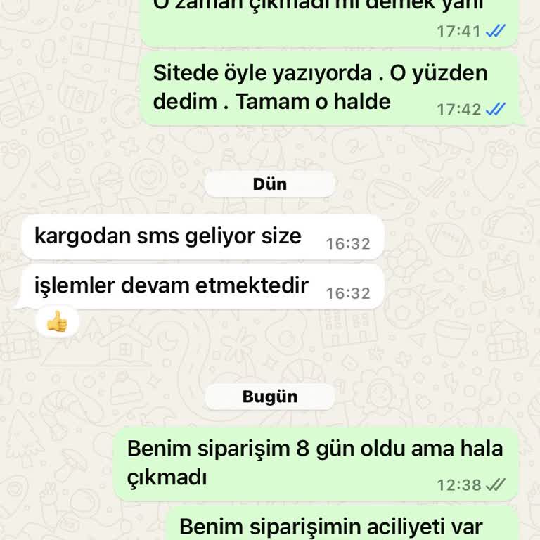 Emine Aydın Ürünüm Kargoya Verilmiyor
