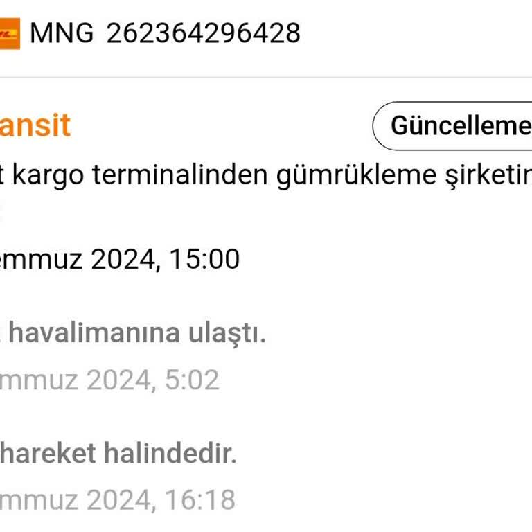 MNG Kargo Transfer Süreci Sıkıntısı