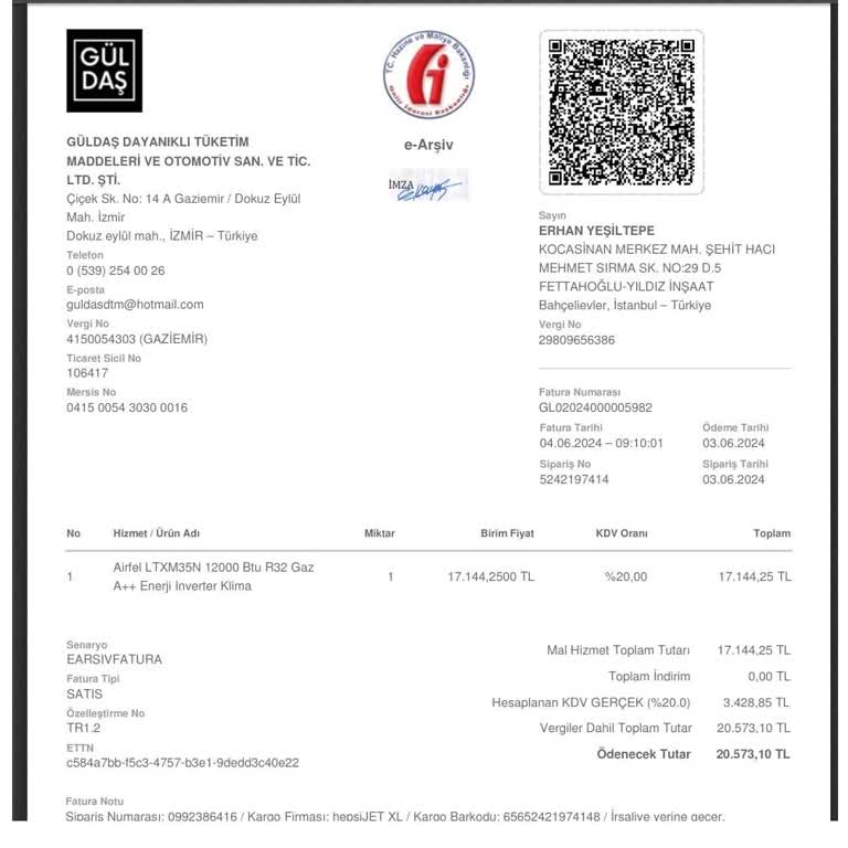 Airfel Daikin Üretim Hatası Klima