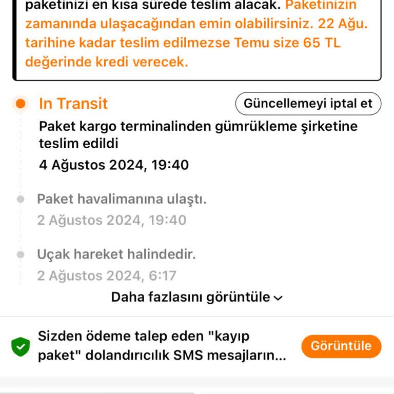 MNG Kargo Temu MNG Gümrük Mağduriyeti