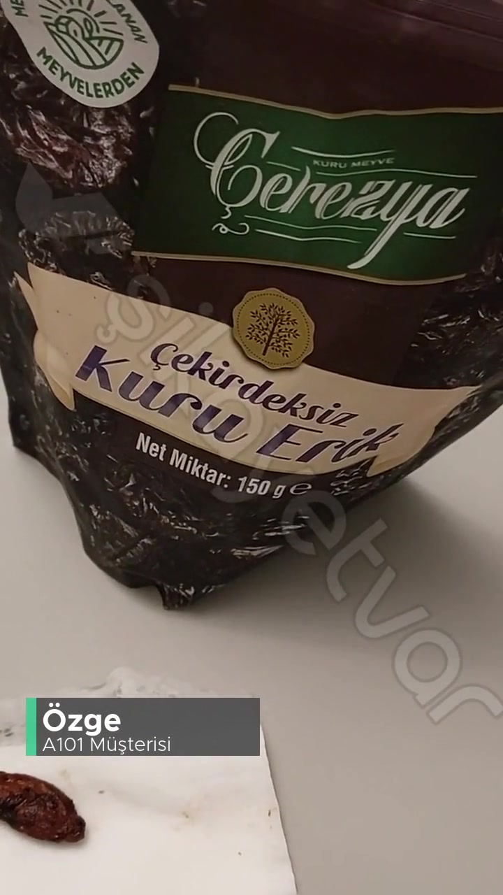 A101 Çekirdeksiz Kuru Erik Yazan Paket! videonun kapak resmi