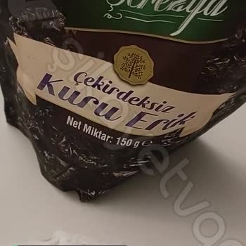 A101 Çekirdeksiz Kuru Erik Yazan Paket!