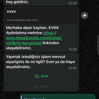 Hepsiburada Sistem Bahanesi İle Müşteri İle İlgilenmiyor...