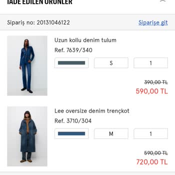 Pull And Bear Ücret İadesi Yapmıyor (Ürünler Mağazaya Ulaştı)