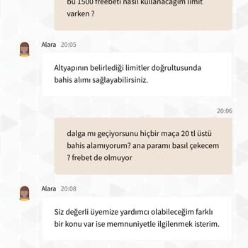 TamBet Freebet Kullanımında Yaşanan Limit Sorunu