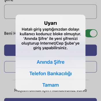 ING Kullanıcı Kodu Bloke