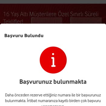 Vodafone'da Rezervasyon Sorunu ve İlgisizlik