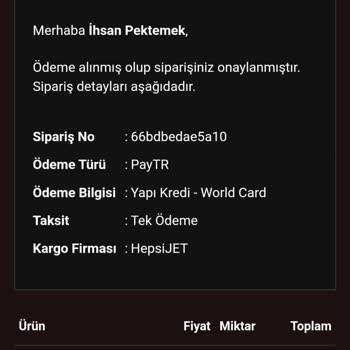 Kalyoncu Motor Yanlış Parça Gönderdi