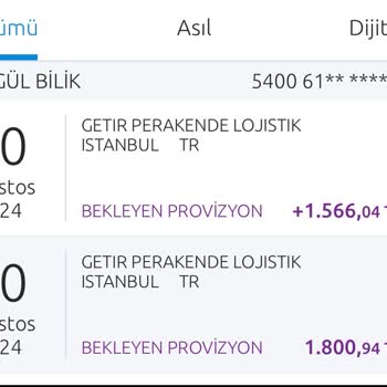 Getirden Sipariş İademde Eksik Para Geri Gönderdi