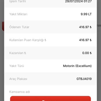 TotalEnergies İstasyonları Pompacının Yönlendirmesi İle Çift Ödeme Yaptım