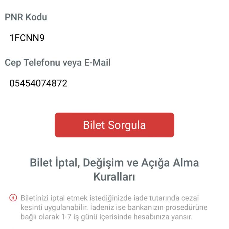 Obilet İptal Edilemeyen Bilet