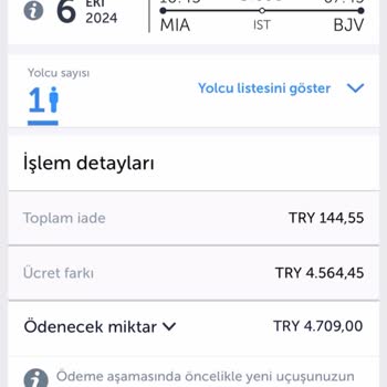 THY Bilet Değişiminde Yaşanan Sorun Ve Mağduriyet