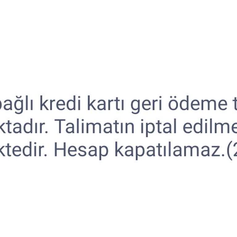 İş Bankası Hesap Kapatma Problemi