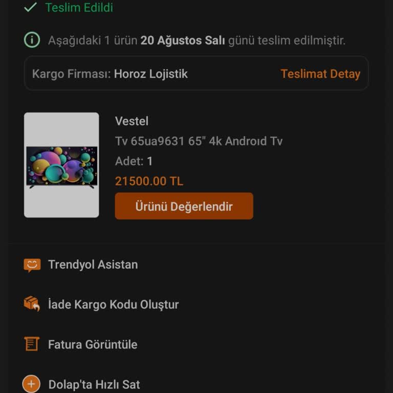 Trendyol Siparişim Teslim Edildi Gözüküyor Ancak Teslim Edilmedi