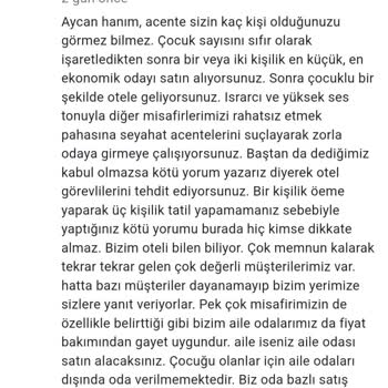 Eramax Hotel Kemer Kemer Eramax Hotel Müşteriye İftira