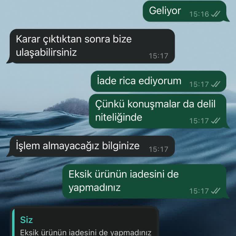 Gaus Para İadesi Yapmıyor Ürünlerin Kumaş İçerik Bilgisi Yanlış!