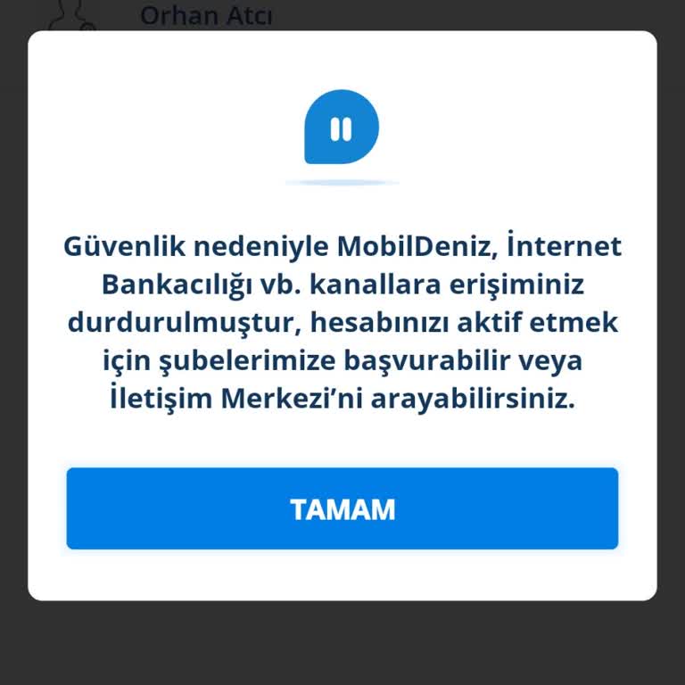 Denizbank Hesaba Bloke Koydu 4 Gün Oldu Hala Aynı