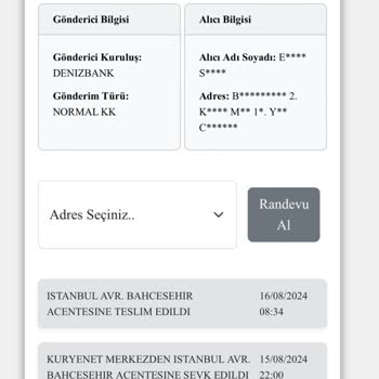 Kuryenet Asla Teslim Edilemeyen Gönderiler
