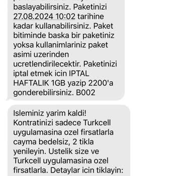 Turkcell İnternet Paketlerinin Hızlı Tükenmesi