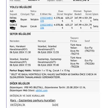 Obilet Uçak Bileti Değişim Ve İptal Sorunları