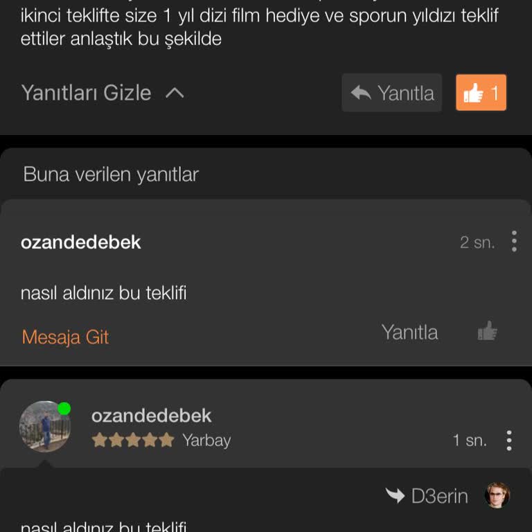 Digiturk Abone Ayırma Durumu