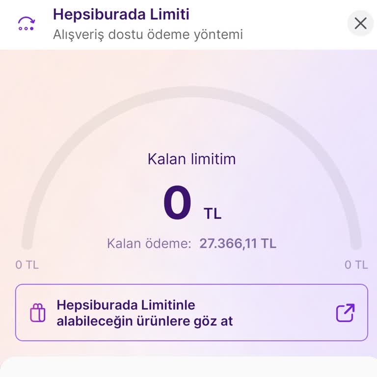 Hepsipay Limitimin Aniden Kapatılması