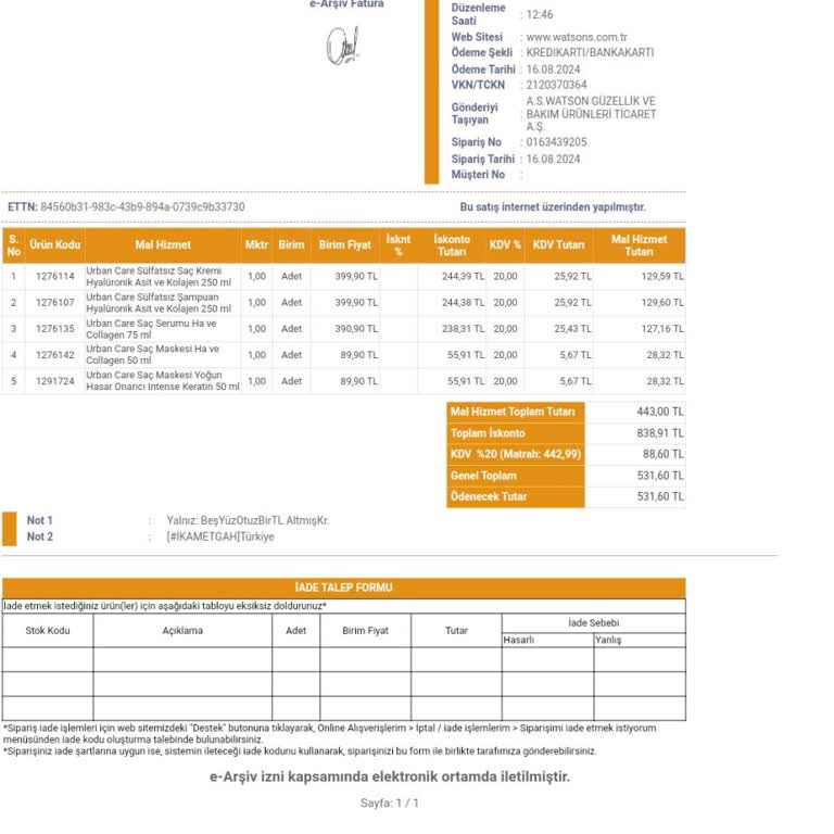 Urban Care Urbancare Hyaluronic Serisi Saçlarımı Sertleştirdi