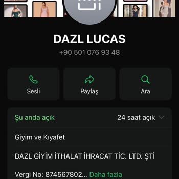 Dazl Lucas Abiye-tr.com Paranızı İade Etmiyor Ürün Göndermiyor