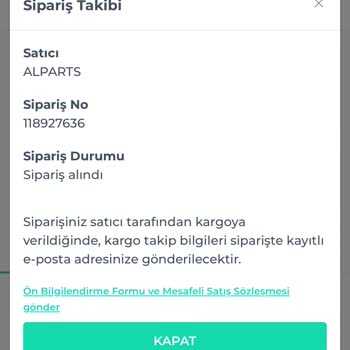 Shopier 1 Aydır Siparişim Elime Ulaşmadı