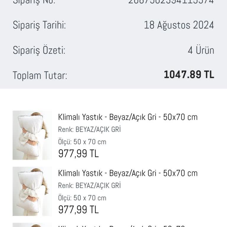 Madame Coco Yastık Siparişi Kargo Teslim Süreci