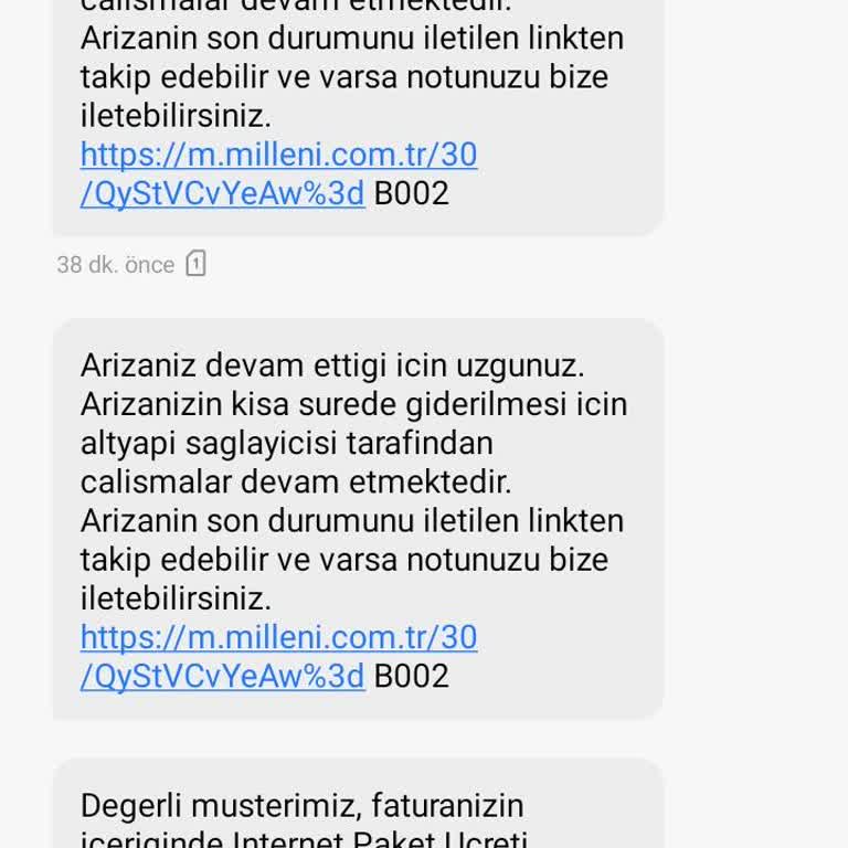 Millenicom İnterneti Bağlamadan Fatura Geldi