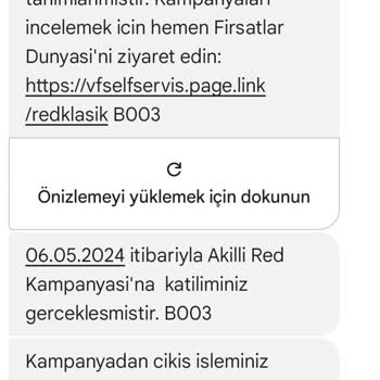 Vodafone Red'li Özel 18 GB Paketi Fiyat Artışı Şoku
